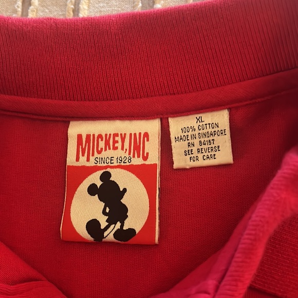 Vintage 1990’s Mickey Mouse Disney Polo Shirt Size XL - Picture 3 of 7